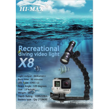 Factory Price 1000 Lumens scuba underwater diving video light